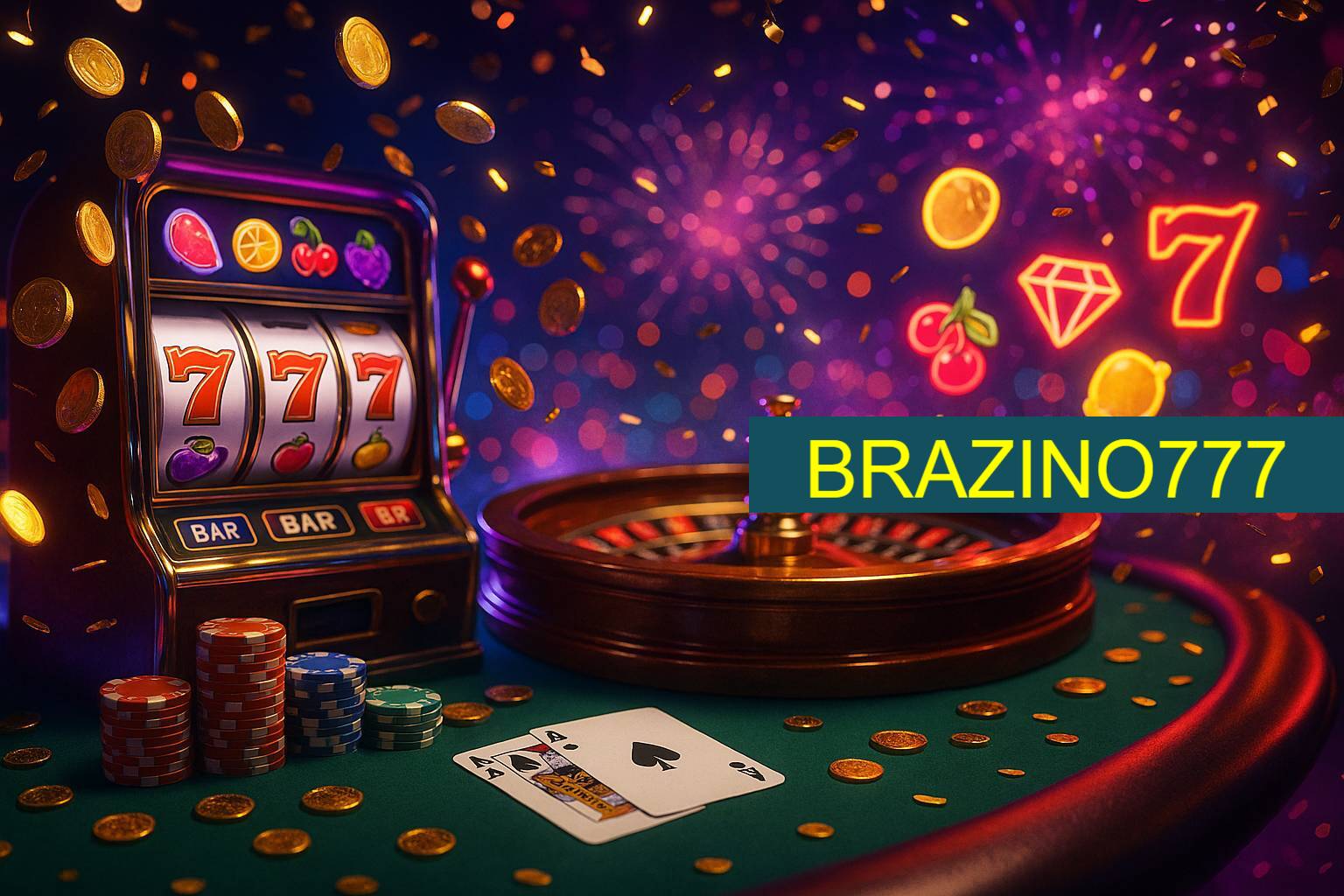 Jogos emocionantes no BRAZINO777